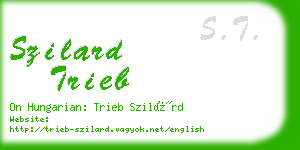 szilard trieb business card